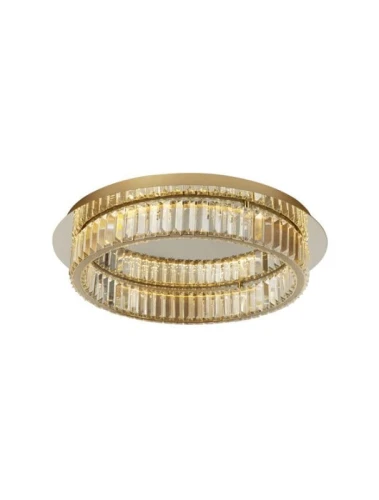 Lampa sufitowa BAUTA złoty | kryształ sr.60cm. LED dim. 40W 3500K