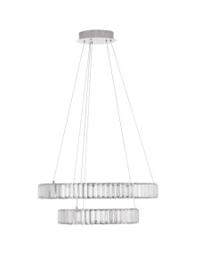 BAUTA chrom | kryształ sr.60cm. LED dim. 46W 3500K Lampa wisząca