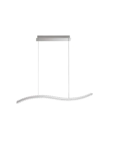 Lampa wisząca BAUTA chrom | kryształ LED dim. 43W 3500K