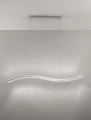 Lampa wisząca BAUTA chrom | kryształ LED dim. 43W 3500K