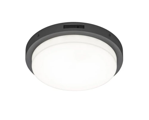 Plafon zewnętrzny z czujnikiem ruchu i zmierzchu BERMEJO antracyt PIR LED Dip Switch