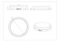 Plafon zewnętrzny z czujnikiem ruchu i zmierzchu BERMEJO antracyt PIR LED Dip Switch