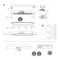 Plafon zewnętrzny z czujnikiem ruchu i zmierzchu BERMEJO antracyt PIR LED Dip Switch