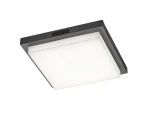 BERMEJO antracyt PIR LED Dip Switch 14W 2300+3000+4000K IP54 Plafon zewnętrzny z czujnikiem ruchu i zmierzchu