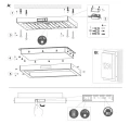 Plafon zewnętrzny z czujnikiem ruchu i zmierzchu BERMEJO antracyt PIR LED Dip Switch