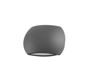 QUIJORNA ciemnoszary LED 2x3W 3000K IP54 Kinkiet zewnętrzny góra-dół