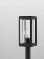 Lampa ogrodowa stojąca JUCHITAN ciemny antracyt wys. 50cm. E27