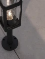 Lampa ogrodowa stojąca JUCHITAN ciemny antracyt wys. 50cm. E27