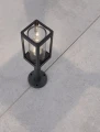 Lampa ogrodowa stojąca JUCHITAN ciemny antracyt wys. 50cm. E27