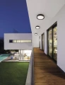 Lampa sufitowa zewnętrzna GUADALAJARA czarny piaskowy 20W