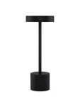 ZITACUARO czarny LED Dim USB 2W 3000K IP54 Zewnętrzna lamka stołowa ściemnialna