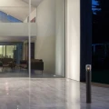 Lampa ogrodowa stojąca BARCA okrągła antracyt wys. 65cm.