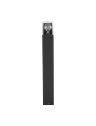 Lampa ogrodowa stojąca BARCA kwadrat antracyt wys. 65cm.