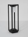 Lampa ogrodowa solarna stojąca ściemnialna z czujnikiem ruchu i zmierzchu GIBRALEON Solar antracyt wys. 50cm. PIR