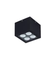 MOQUEGUA czrny piaskowy LED 8W 3000K IP54 Downlight zewnętrzny