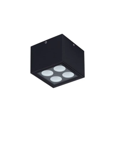 Downlight zewnętrzny MOQUEGUA czrny piaskowy LED 8W 3000K IP54