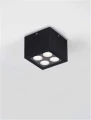Downlight zewnętrzny MOQUEGUA czrny piaskowy LED 8W 3000K IP54