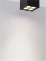 Downlight zewnętrzny MOQUEGUA czrny piaskowy LED 8W 3000K IP54