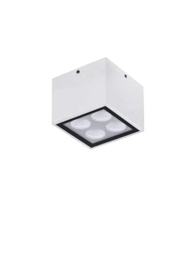 Downlight zewnętrzny MOQUEGUA biały piaskowy LED 8W 3000K IP54