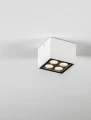 Downlight zewnętrzny MOQUEGUA biały piaskowy LED 8W 3000K IP54