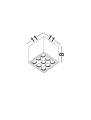 Downlight zewnętrzny JUNERIO ciemny antracyt LED 17W 3000K IP54