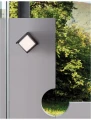 Kinkiet zewnętrzny PETIONVILLE ciemnoszary LED 12W 3000K IP65
