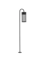 Lampa ogrodowa stojąca DONZUELA czarny piaskowy wys. 1m. LED 9W