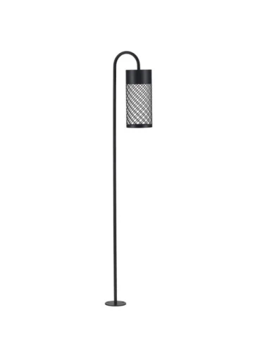 Lampa ogrodowa stojąca DONZUELA czarny piaskowy wys. 1m. LED 9W