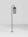 Lampa ogrodowa stojąca DONZUELA czarny piaskowy wys. 1m. LED 9W