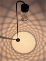 Lampa ogrodowa stojąca DONZUELA czarny piaskowy wys. 1m. LED 9W