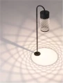 Lampa ogrodowa stojąca DONZUELA czarny piaskowy wys. 70cm.