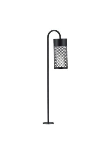Lampa ogrodowa stojąca DONZUELA czarny piaskowy wys. 70cm.