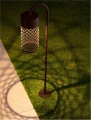 Lampa ogrodowa stojąca DONZUELA rdzawy wys. 70cm. LED