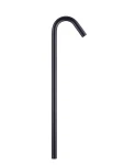 QUIBDO czarny piaskowy wys. 80cm. LED 5W 3000K IP65 Lampa ogrodowa stojąca