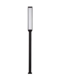 ONOFRE kwadrat ciemny antracyt wys. 2,20m. LED 16W 3000K IP65 Lampa ogrodowa stojąca
