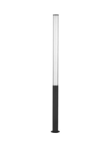 Lampa ogrodowa stojąca MONSECA czarny piaskowy wys. 2,05m.