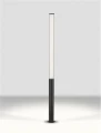 Lampa ogrodowa stojąca MONSECA czarny piaskowy wys. 2,05m.
