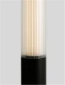 Lampa ogrodowa stojąca MONSECA czarny piaskowy wys. 2,05m.