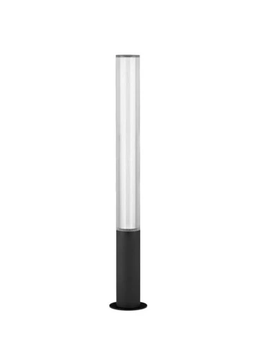 Lampa ogrodowa stojąca MONSECA czarny piaskowy wys. 1,05m.