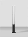 Lampa ogrodowa stojąca MONSECA czarny piaskowy wys. 1,05m.