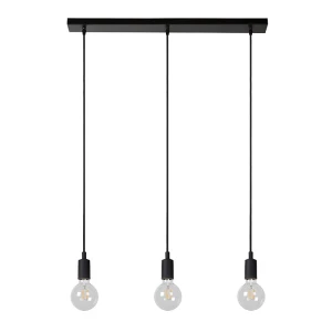 FIX MULTIPLE Czarna 3xE27 Lampa wisząca Lucide 08408/03/30