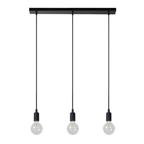 Lampa wisząca FIX MULTIPLE Czarna 3xE27 Lucide 084080330  5411212082725 lampynox noxbox www.lampynox.pl 1.jpg