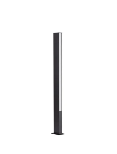 Lampa ogrodowa stojąca CARMIZO czarny piaskowy wys. 1m.
