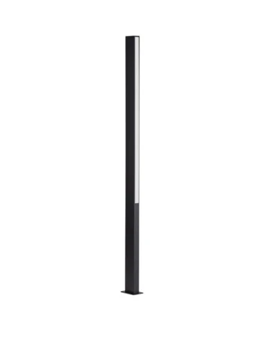 Lampa ogrodowa stojąca CARMIZO czarny piaskowy wys. 1,50m. LED przód-tył
