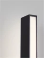 Lampa ogrodowa stojąca CARMIZO czarny piaskowy wys. 1,50m. LED przód-tył