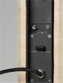 Kinkiet zewnętrzny góra-dół REVARIO marmur beżowy-biały DIP SWITCH