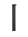 Lampa ogrodowa stojąca CALMARE czarny pisakowy wy. 90cm. LED COB