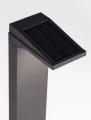Solarna lampa ogrodowa stojąca DIVANTA solar czarny piaskowy wys. 65cm. PIR