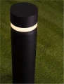 Lampa ogrodowa stojąca OSCELIA czarny piaskowy wys. 65cm.