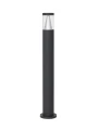 Lampa ogrodowa stojąca SALSIPUEDES czarny piaskowy wys. 83cm.